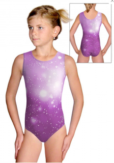 Gymnastický dres D37r t207 fialová